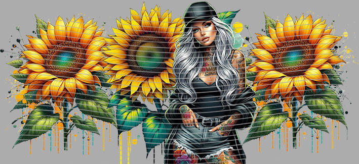 16oz Sunflower Girl-SU-552